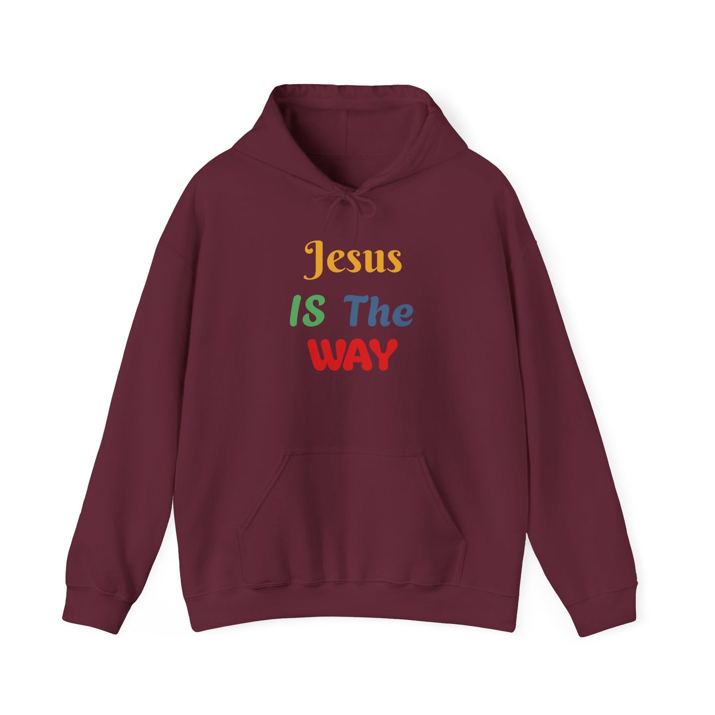 Faith-Inspired Unisex Hooded Sweatshirt - 'Jesus IS The WAY'