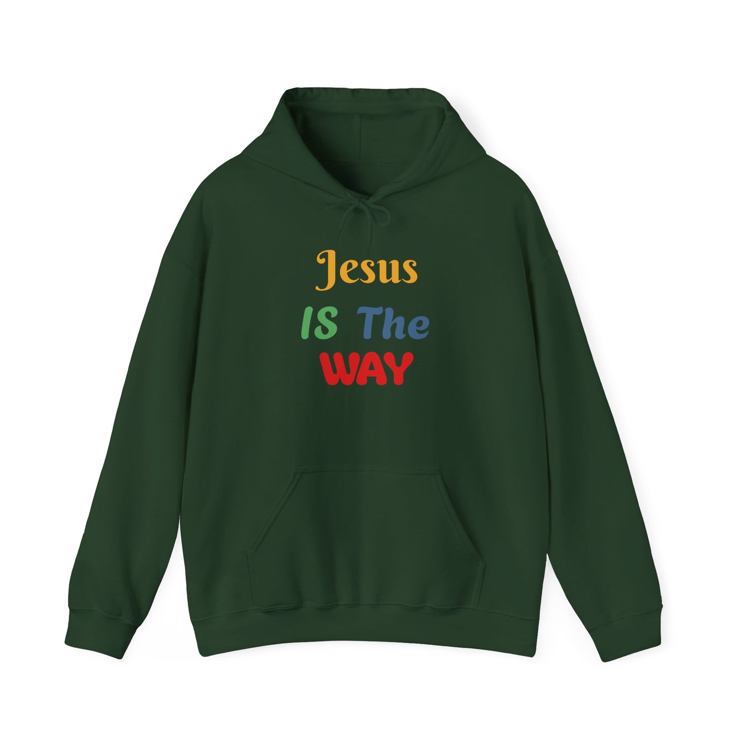 Faith-Inspired Unisex Hooded Sweatshirt - 'Jesus IS The WAY'